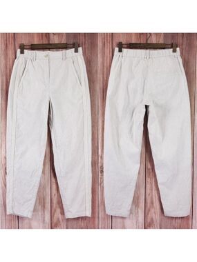 Annette Gortz Womens Size 36 Franz 34110 Linen Blend Pants Trousers White Beige